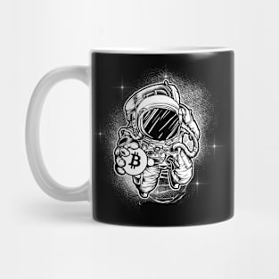 Bitcoin to the Moon | Astronaut Mug